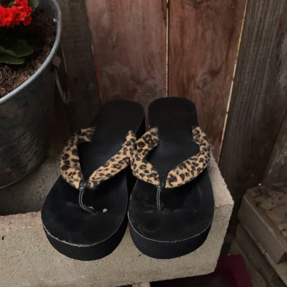 Cheetah sandals